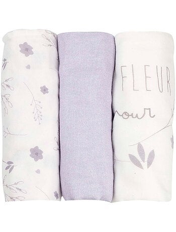 Lot de 3 langes