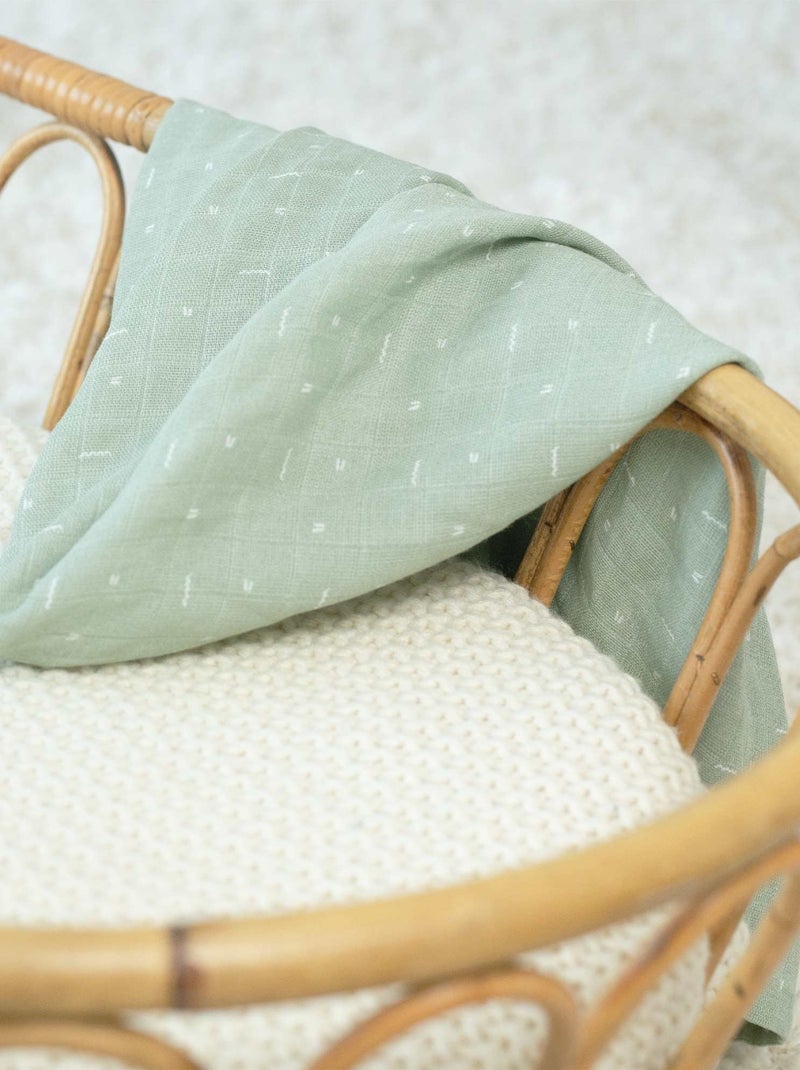 Lot De 3 Langes Motifs Graphiques Vert - Kiabi