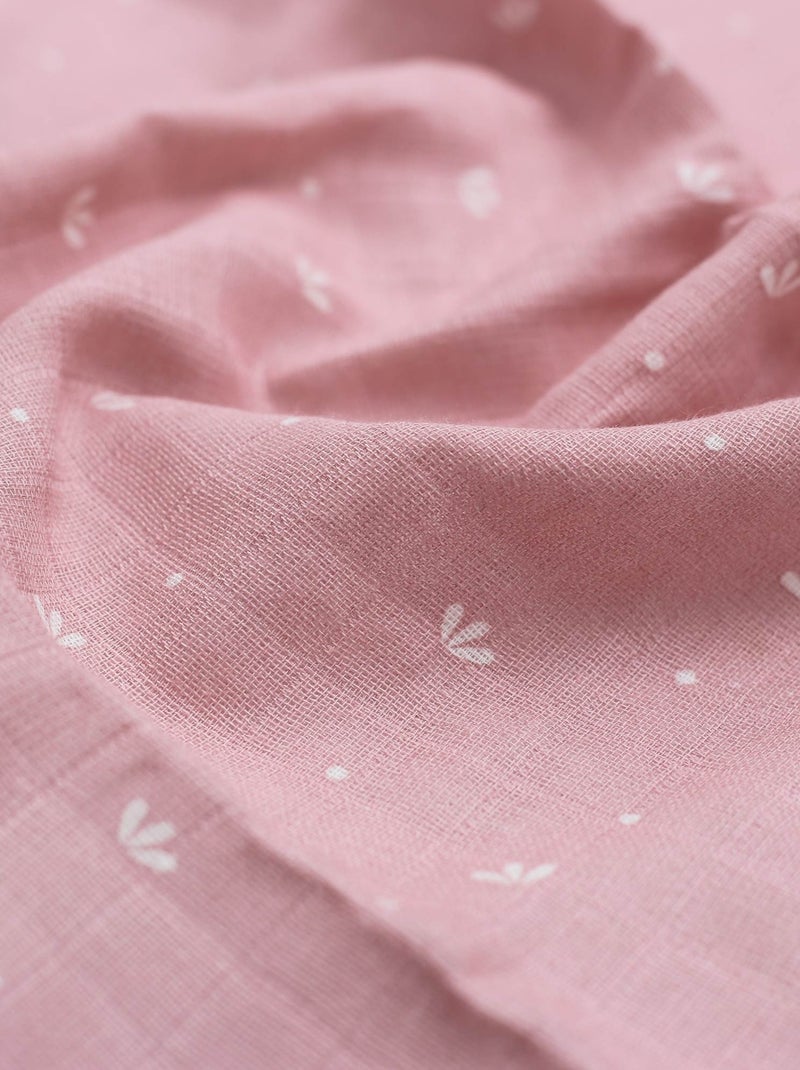 Lot de 3 langes pour bébé Rose - Kiabi