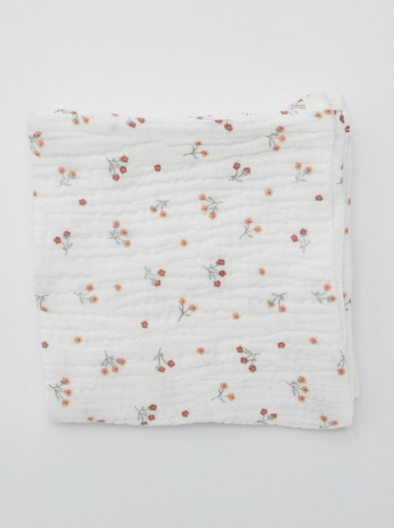 Lot de 3 langes unisexe en éponge Beige - Kiabi