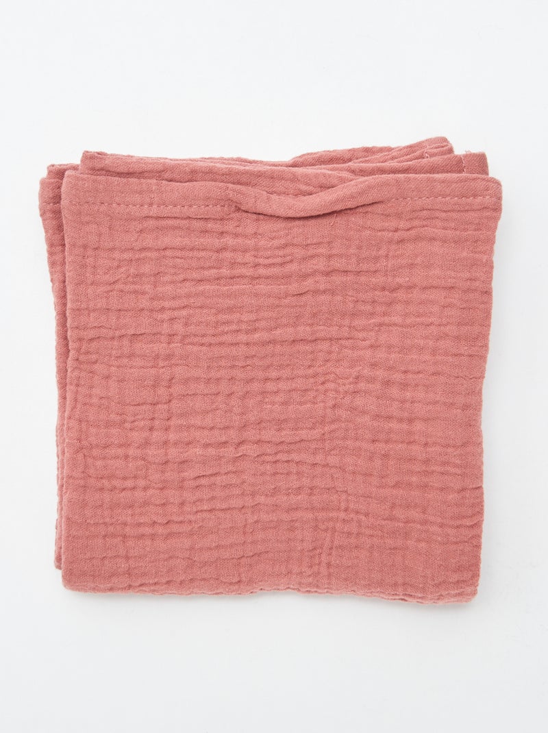 Lot de 3 langes unisexe en éponge Beige - Kiabi