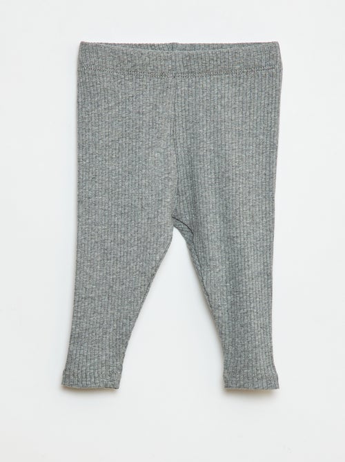 Lot de 3 leggings côtelés - Kiabi