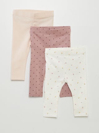 Lot de 3 leggings longs