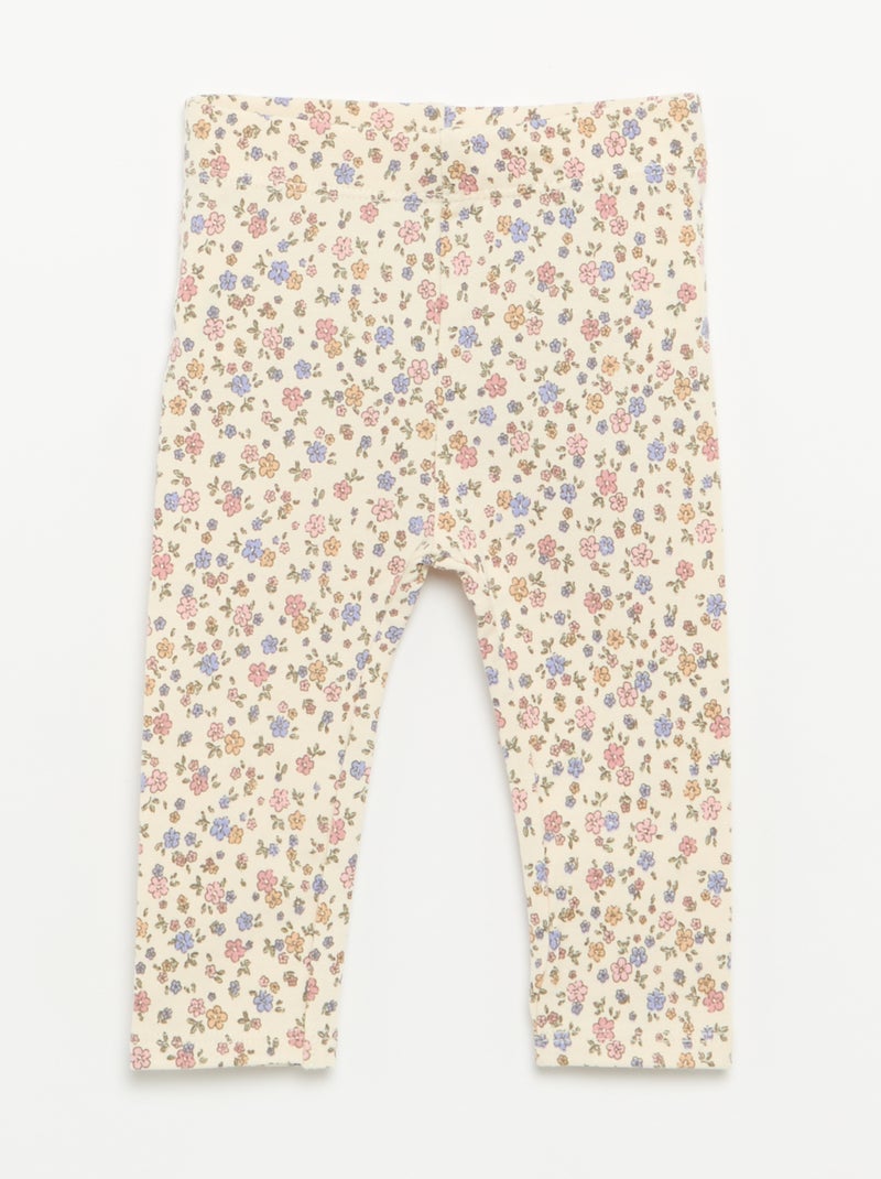 Lot de 3 leggings longs Blanc - Kiabi