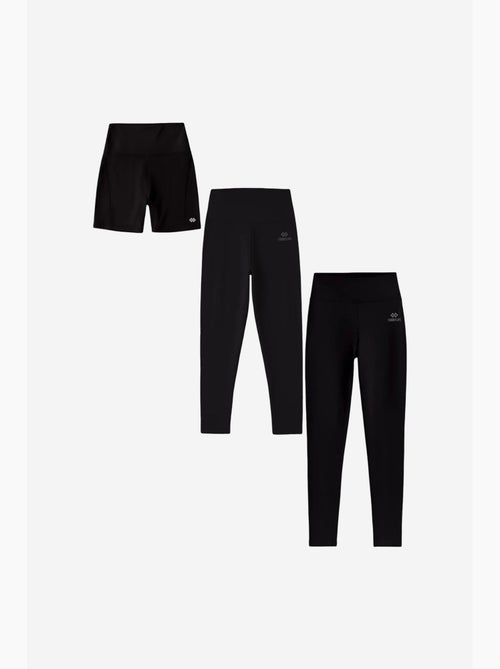 Lot de 3 leggings tommy - Kiabi Lot de 3 leggings tommy - Kiabi