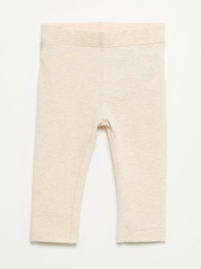 Lot de 3 leggings unis en jersey Noir - Kiabi