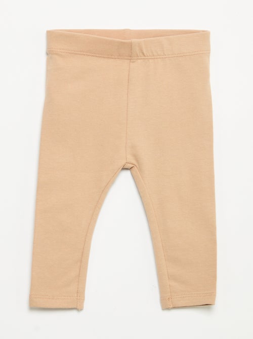 Lot de 3 leggings unis en jersey - Kiabi