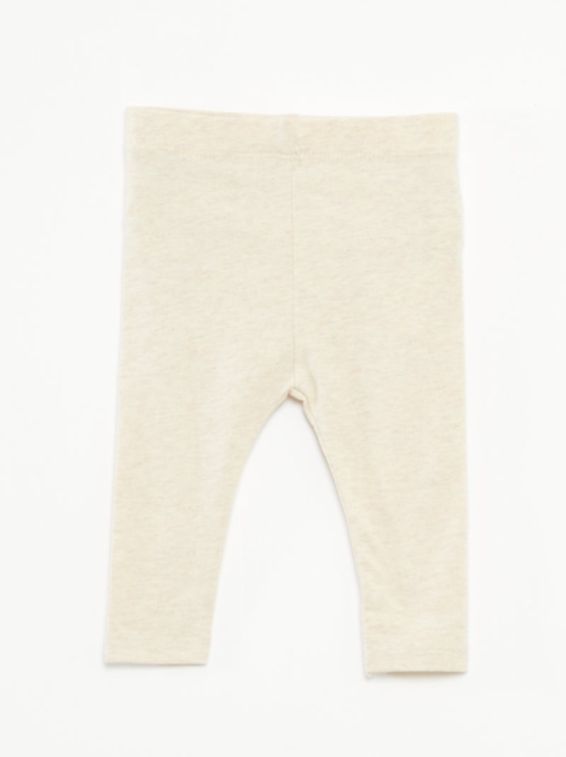 Lot de 3 leggins long Marron - Kiabi