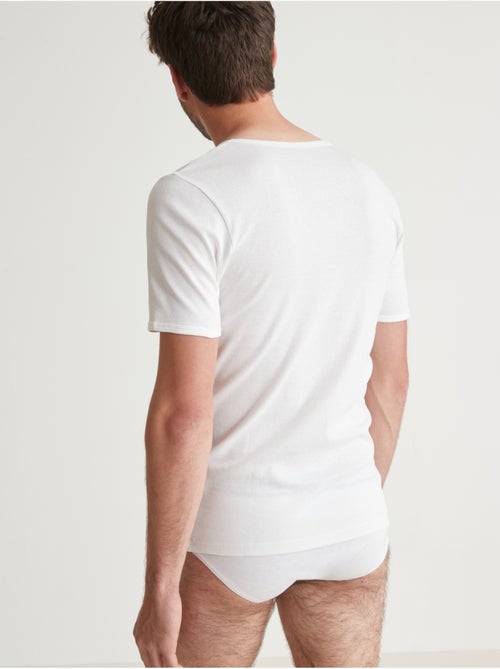 Lot de 3 maillots de corps col rond - DAXON - Kiabi