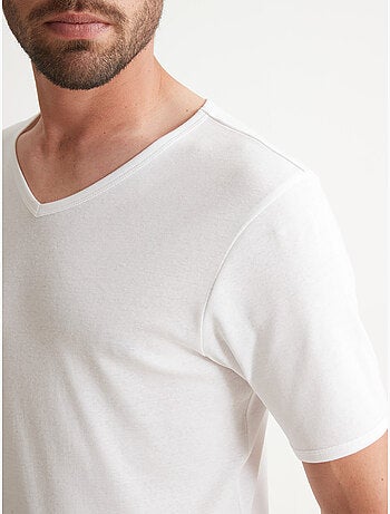 Lot de 3 maillots de corps col V coton - DAXON