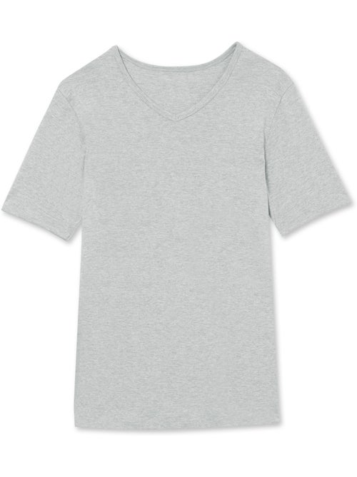 Lot de 3 maillots de corps col V coton - DAXON - Kiabi