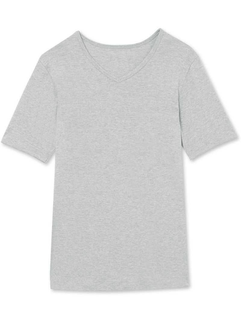 Lot de 3 maillots de corps col V coton - DAXON Gris chiné - Kiabi