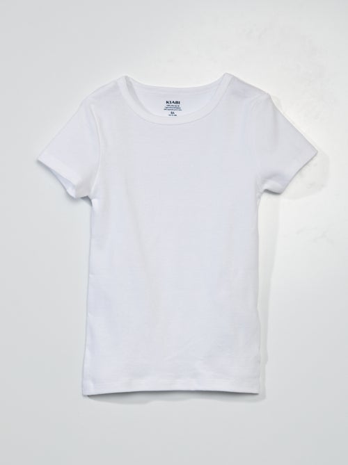 Lot de 3 maillots de corps manches courtes - Kiabi