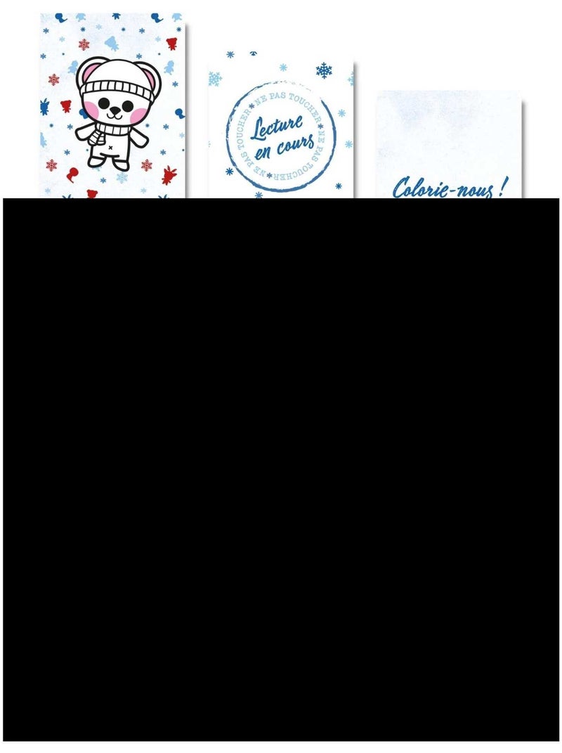 Lot De 75 Marque-pages à Colorier Thème Hiver - Animaux Polaires (pingouins, Lions De Mer...), Pour Enfants Et Activités Créatives