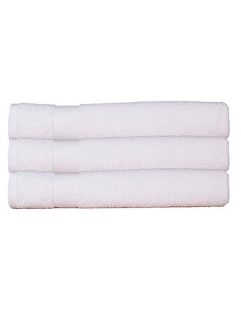 Lot De 3 Maxi Draps De Bain 100x150 Cm 500 Gr/m2