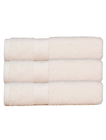 Lot De 3 Maxi Draps De Bain 100x150 Cm 500 Gr/m2