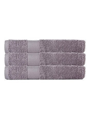 Lot De 3 Maxi Draps De Bain 100x150 Cm 500 Gr/m2