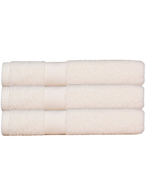 Lot de 3 maxi draps de bain 500 gr/m2 100%coton - Kiabi