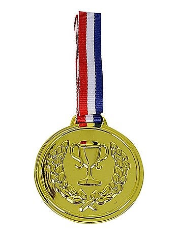 Lot de 3 médailles d'or à porter autour du cou