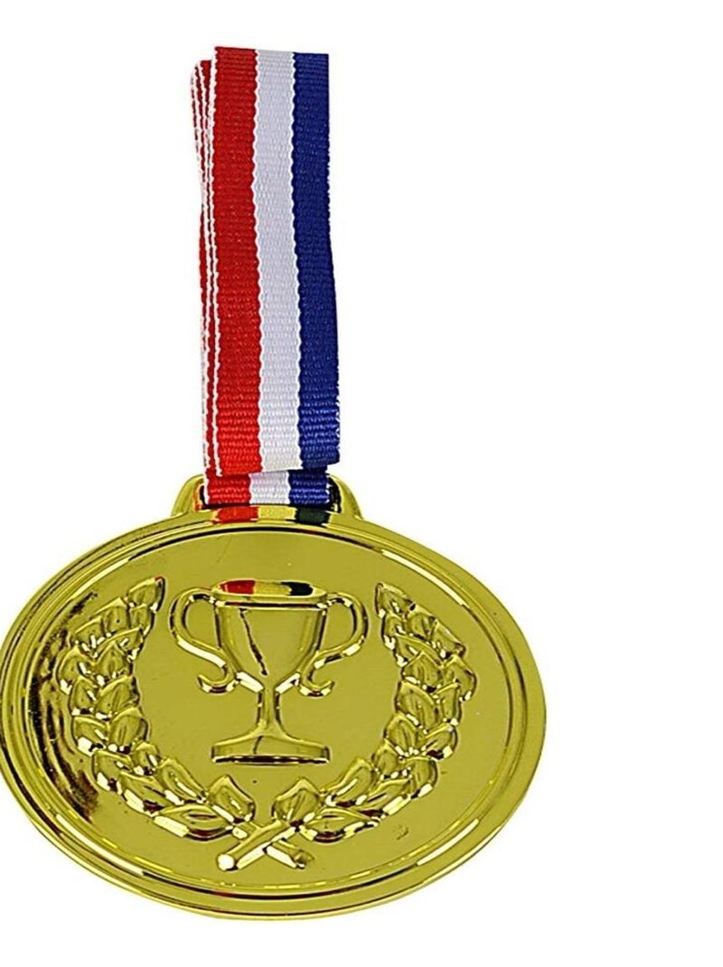 Lot de 3 médailles d'or à porter autour du cou N/A - Kiabi