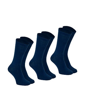 Lot de 3 paires de chaussettes mi-hautes homme My Petit Prix Athena