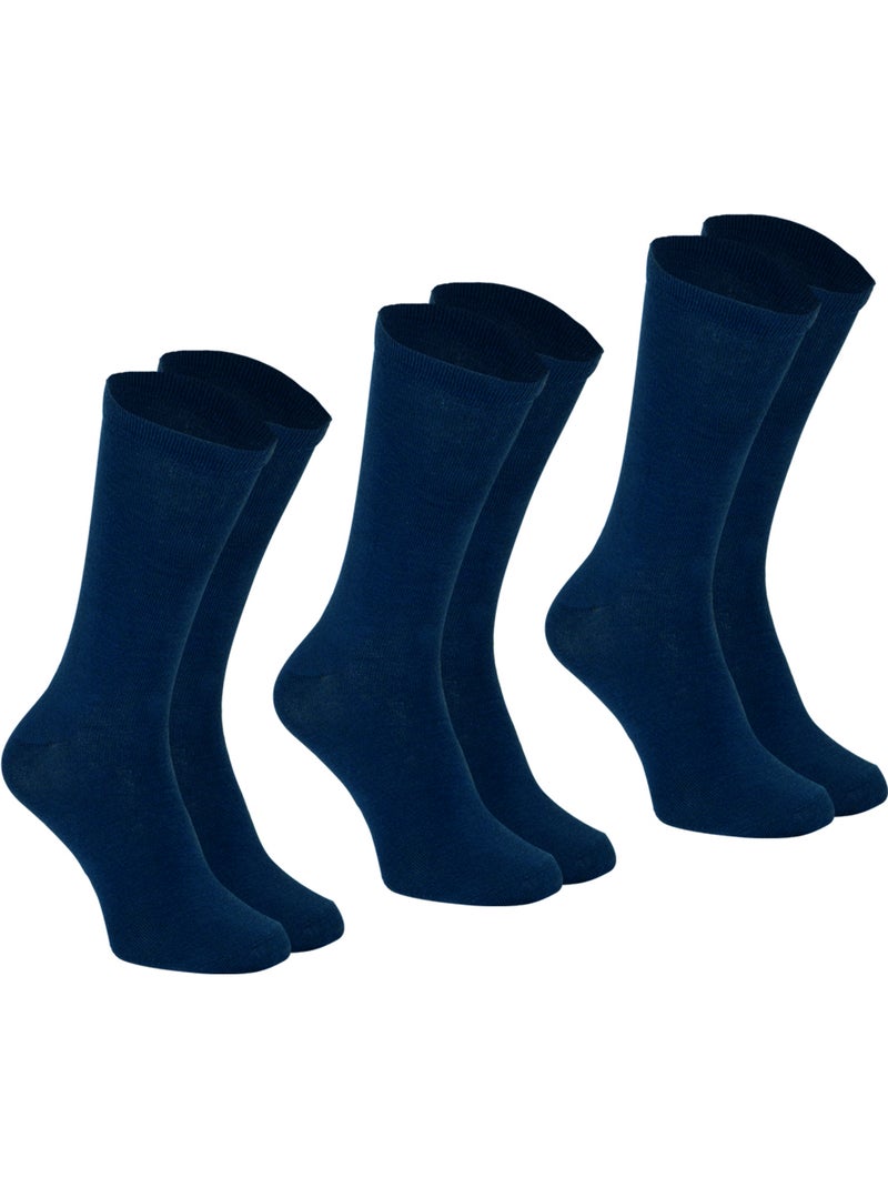Lot de 3 mi-chaussettes homme My Petit Prix Athena Bleu - Kiabi