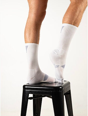Lot de 3 mi-chaussettes homme training dry athena