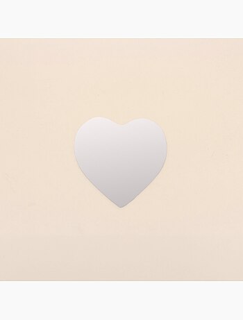 Lot de 3 miroirs forme coeur