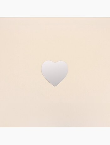 Lot de 3 miroirs forme coeur