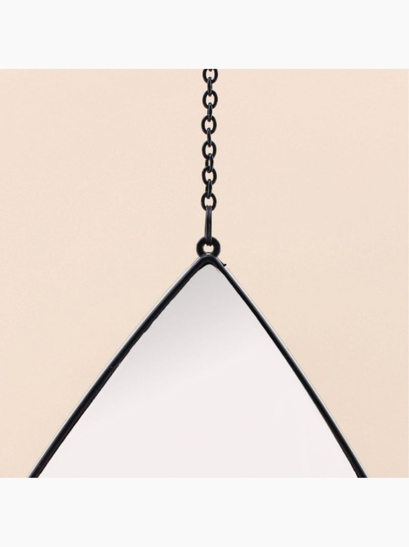 Lot de 3 miroirs forme goutte 28x19cm Noir - Kiabi