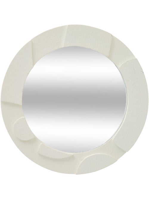 Lot de 3 miroirs muraux bois texturé ANNY - Kiabi