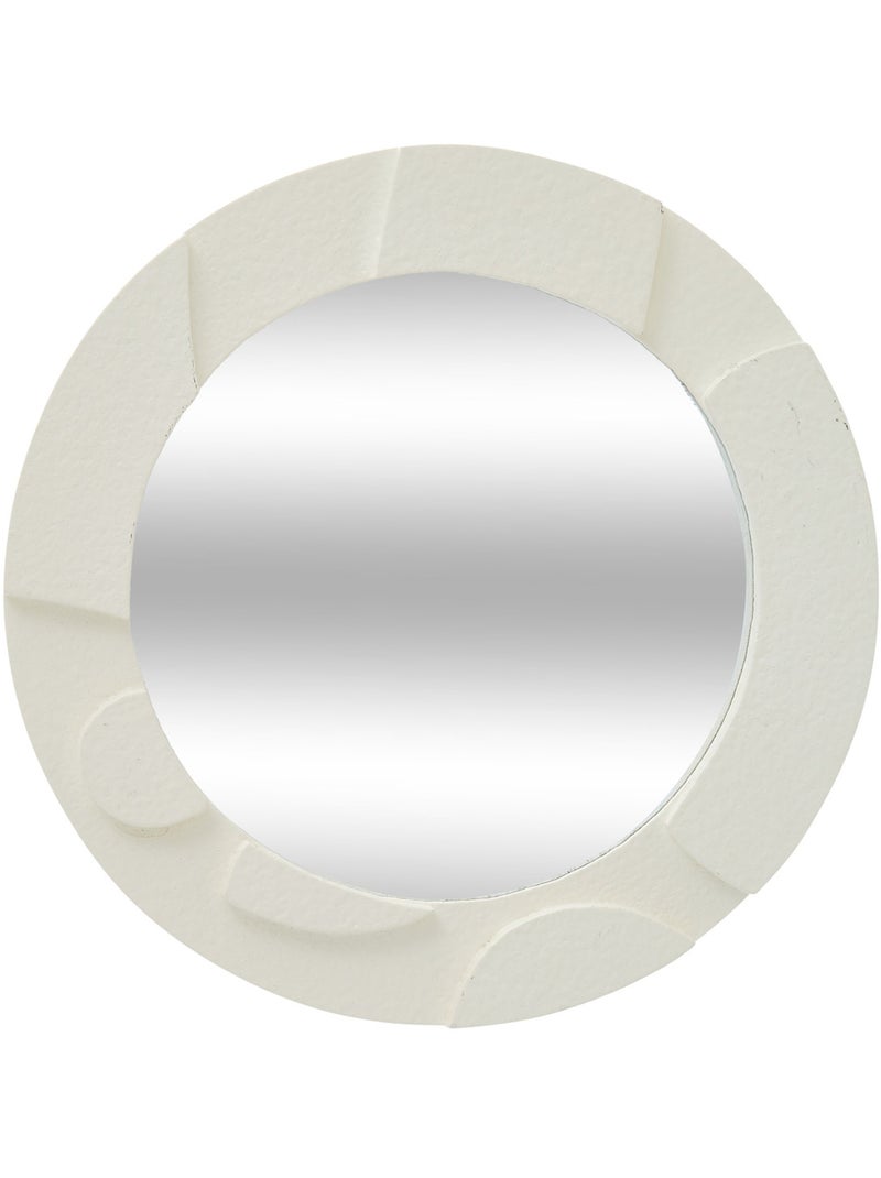 Lot de 3 miroirs muraux bois texturé anny Beige - Kiabi