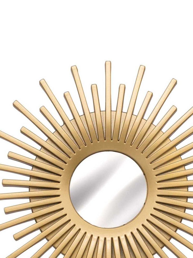 Lot de 3 miroirs muraux en forme de soleil AMED Doré/or - Kiabi