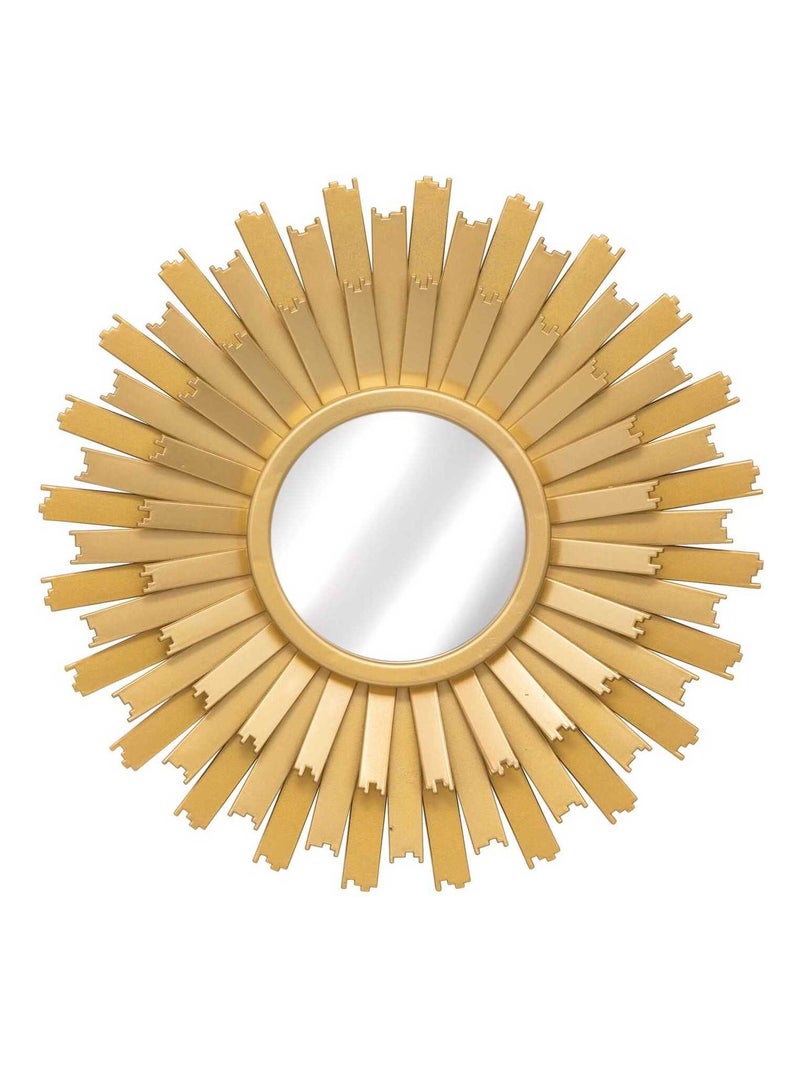 Lot de 3 miroirs muraux en forme de soleil AMED Doré/or - Kiabi