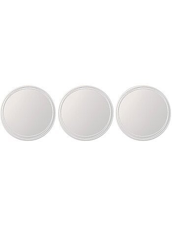 Lot de 3 miroirs rond 20cm