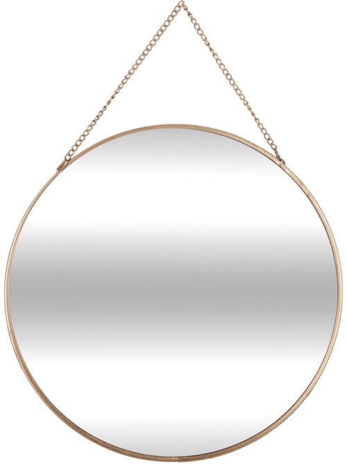 Lot de 3 miroirs ronds à suspendre en métal LENY - Kiabi