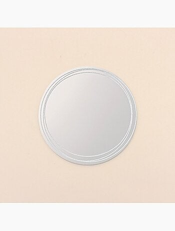 Lot de 3 miroirs ronds contour pailleté 20cm