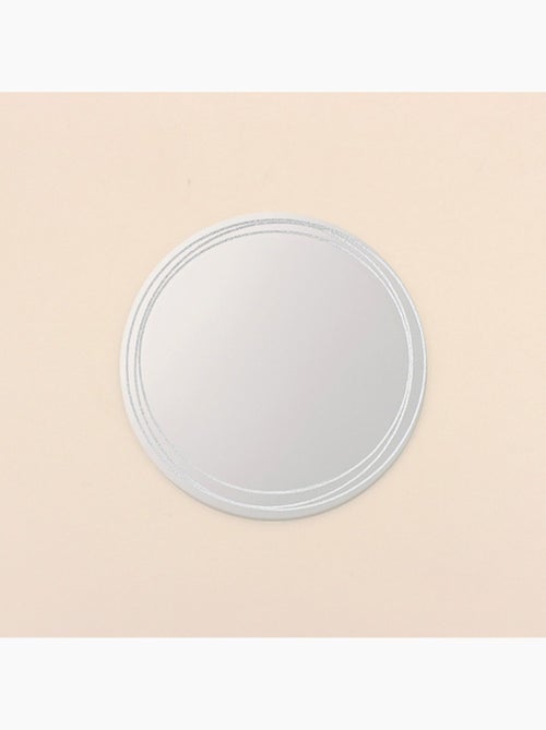 Lot de 3 miroirs ronds contour pailleté 20cm - Kiabi