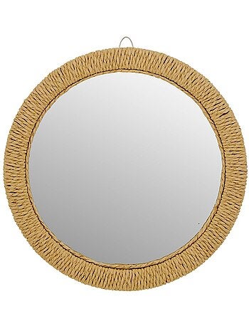 Lot de 3 miroirs ronds en corde TILIA