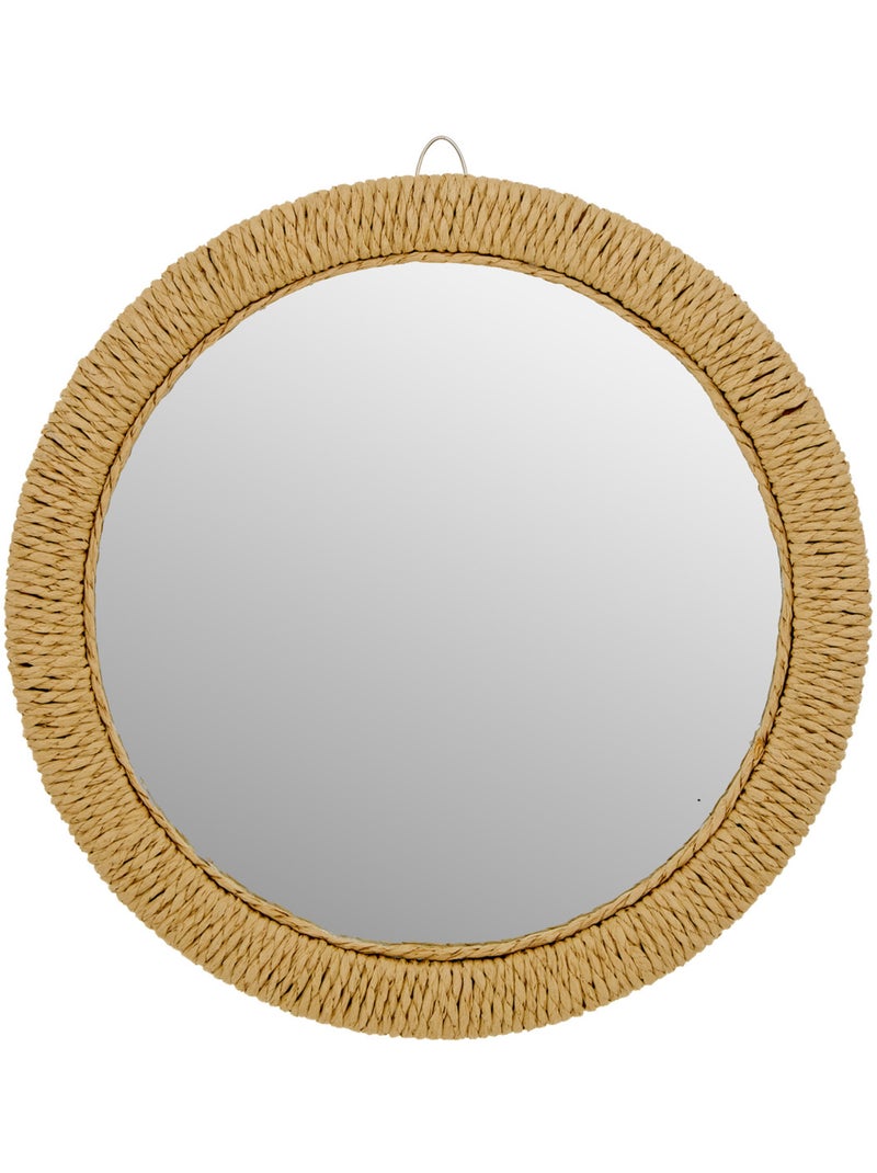 Lot de 3 miroirs ronds en corde TILIA Marron - Kiabi