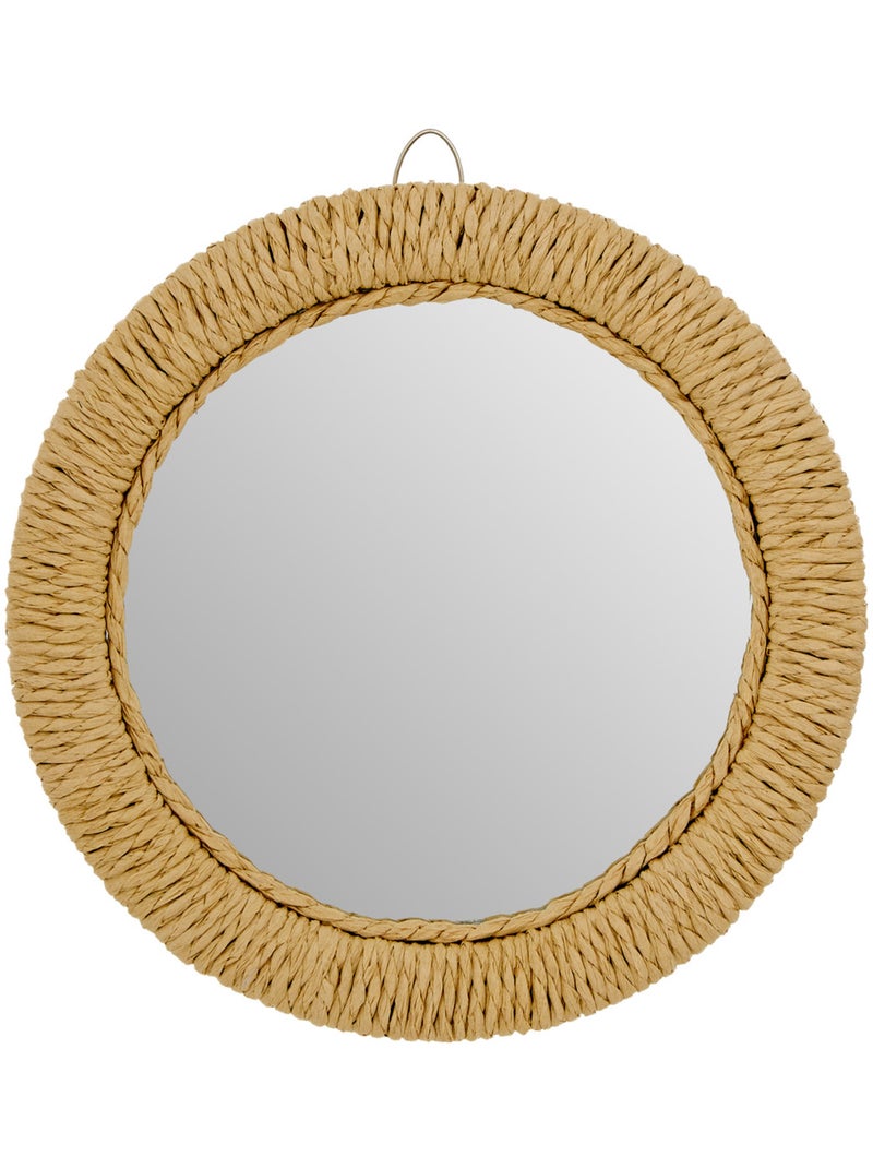 Lot de 3 miroirs ronds en corde TILIA Marron - Kiabi