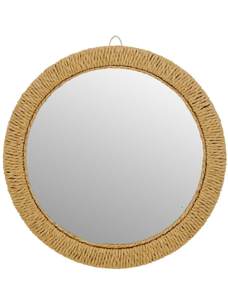 Lot de 3 miroirs ronds en corde TILIA Marron - Kiabi