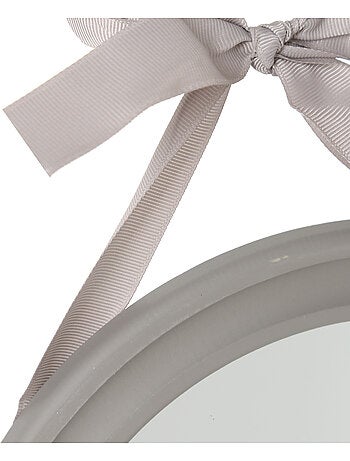 Lot de 3 miroirs ronds romantiques avec ruban ALEXIA