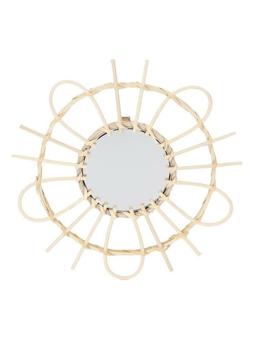 Lot de 3 miroirs rotin D28 - Kiabi