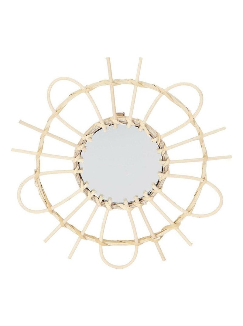 Lot de 3 miroirs rotin D28 Beige - Kiabi