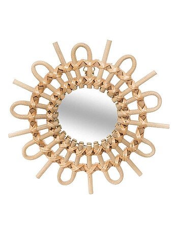 Lot de 3 miroirs rotin soleil D28