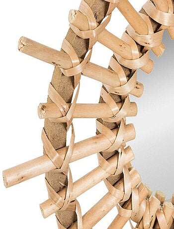 Lot de 3 miroirs rotin soleil D28