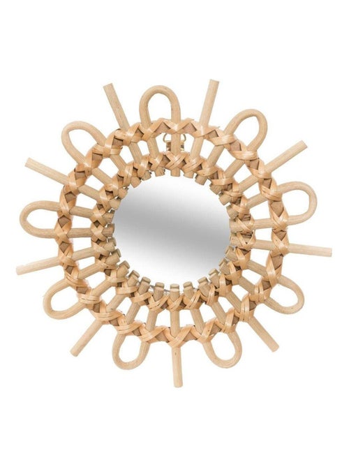Lot de 3 miroirs rotin soleil D28 - Kiabi