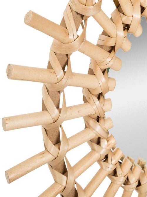 Lot de 3 miroirs rotin soleil D28 - Kiabi