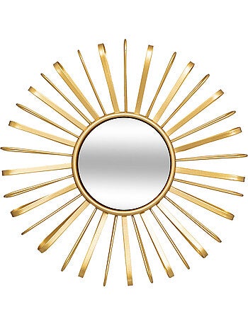 Lot de 3 miroirs soleil en métal WARREN